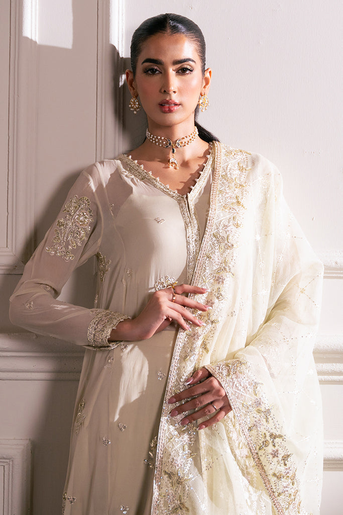 Cross Stitch | Luxe Atelier 25 | SEA MIST - by - Libasekhas UK - Registered Vendor of : Cross Stitch - 100% Original Designer Dresss