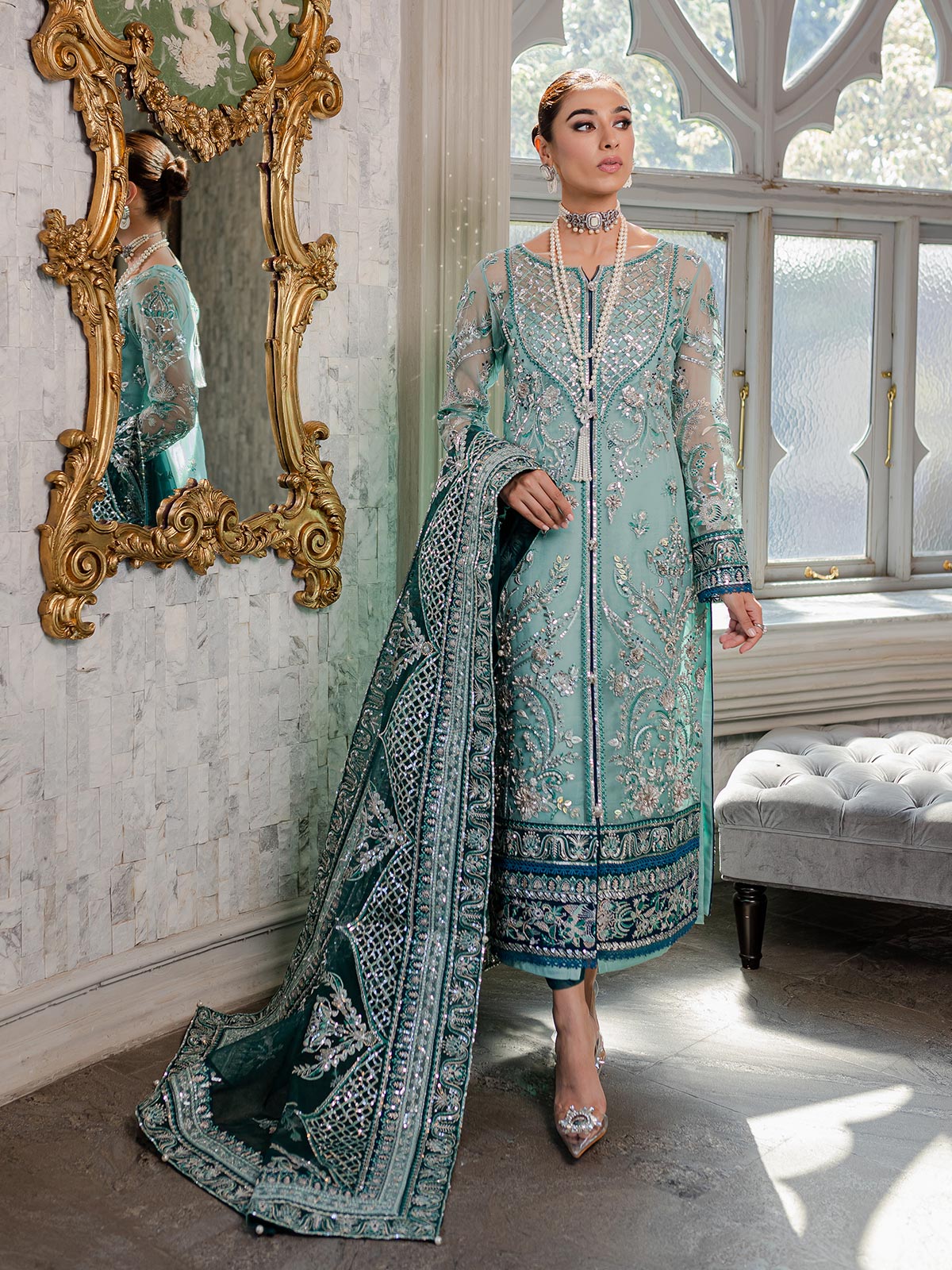 Gulaal | Luxury Pret | MILICA GL-LP-V1-04 - by - Libasekhas UK - Registered Vendor of : Gulaal - 100% Original Designer Dresss