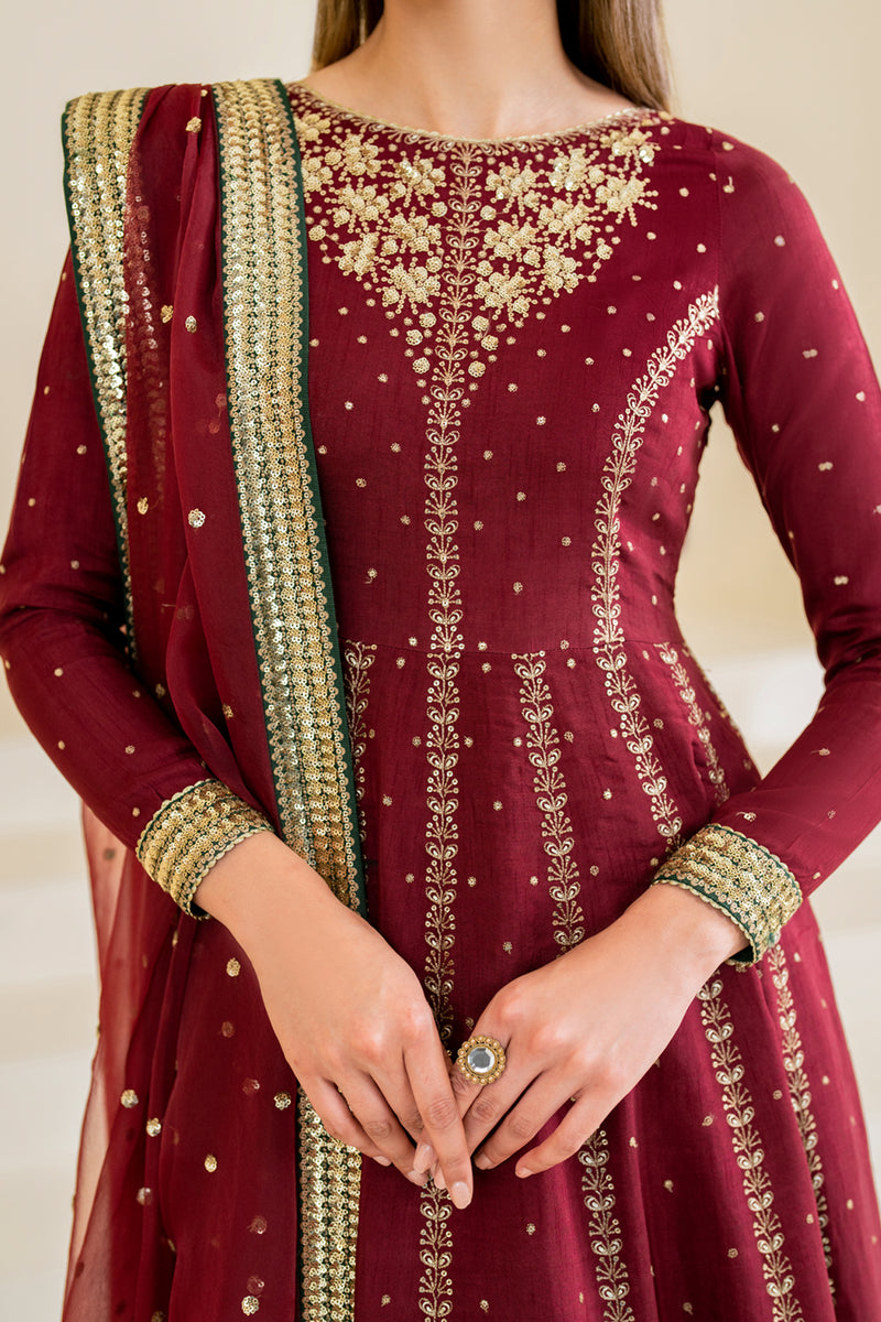 Jazmin | Formals Collection | Raw Silk UR-7018 - by - Libasekhas UK - Registered Vendor of : Jazmin - 100% Original Designer Dresss