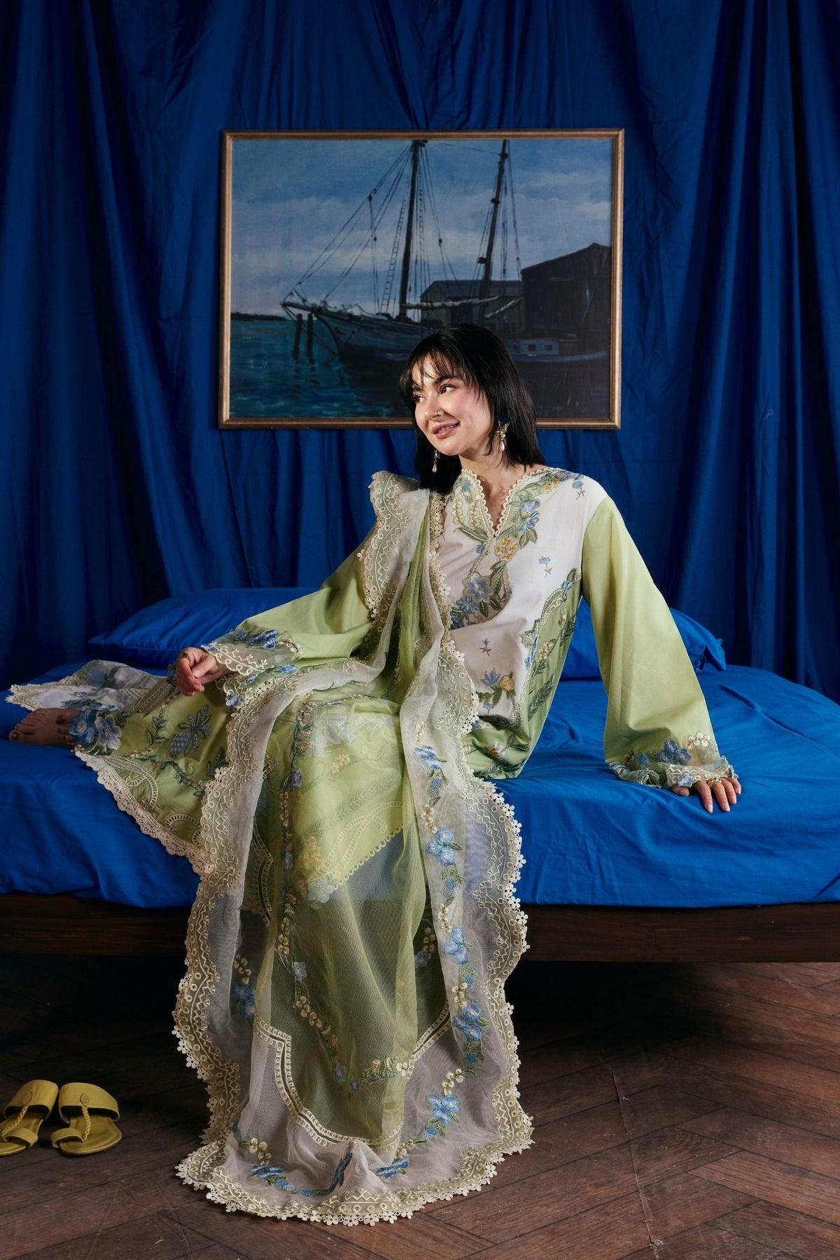 Maryam Hussain | Luxury Lawn 26 Vol 2 | Dimple - by Libasekhas UK - Registered Vendor of : Maryam Hussain - 100% Original Designer Dress