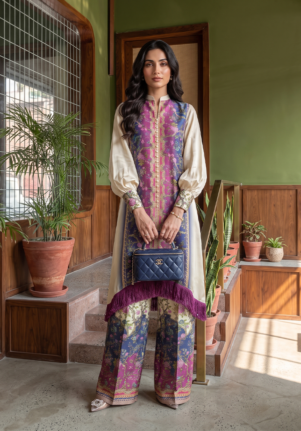 Zarqash | Silk Edit 26 | Imperial Bloom - by Libasekhas UK - Registered Vendor of : Zarqash - 100% Original Designer Dress