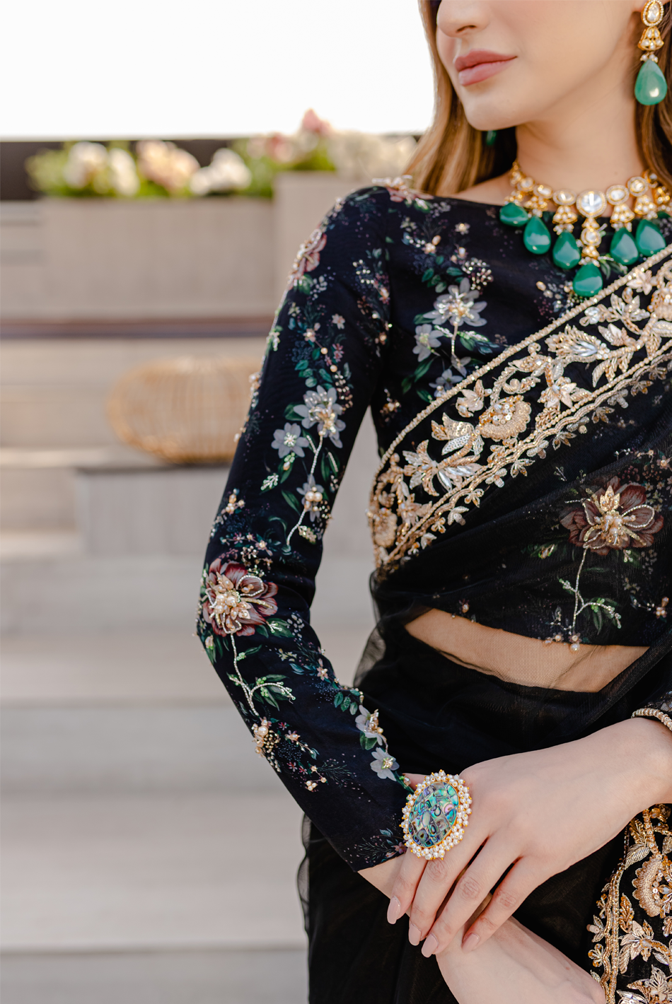 Ayesha and Usman | Celestial Night | Chloe - by - Libasekhas UK - Registered Vendor of : Ayesha and Usman - 100% Original Designer Dresss