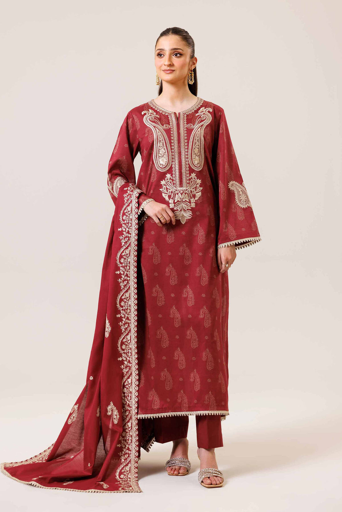 Nishat | Cross Season Edit | 42401990-1 - by - Libasekhas UK - Registered Vendor of : Nishat - 100% Original Designer Dresss