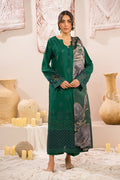 Iznik | Lawnkari 24 | UE-159 PLUSH GREEN - by - Libasekhas UK - Registered Vendor of : Iznik - 100% Original Designer Dresss