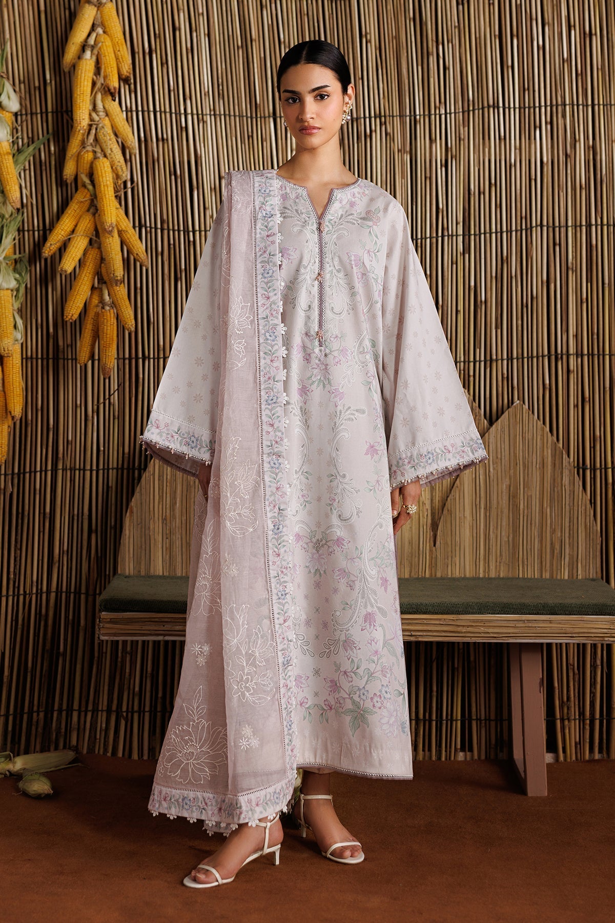 Baroque | Luxury Summer Pret |UF-4529 - by Libasekhas UK - Registered Vendor of : Baroque - 100% Original Designer Dress