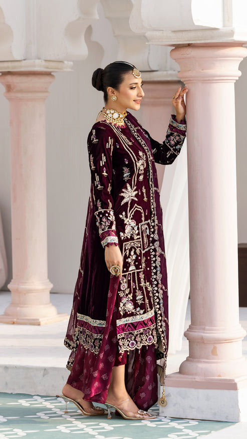 Zebtan | Andaz e Makhmal | ZAM-09 - by - Libasekhas UK - Registered Vendor of : Zebtan - 100% Original Designer Dresss