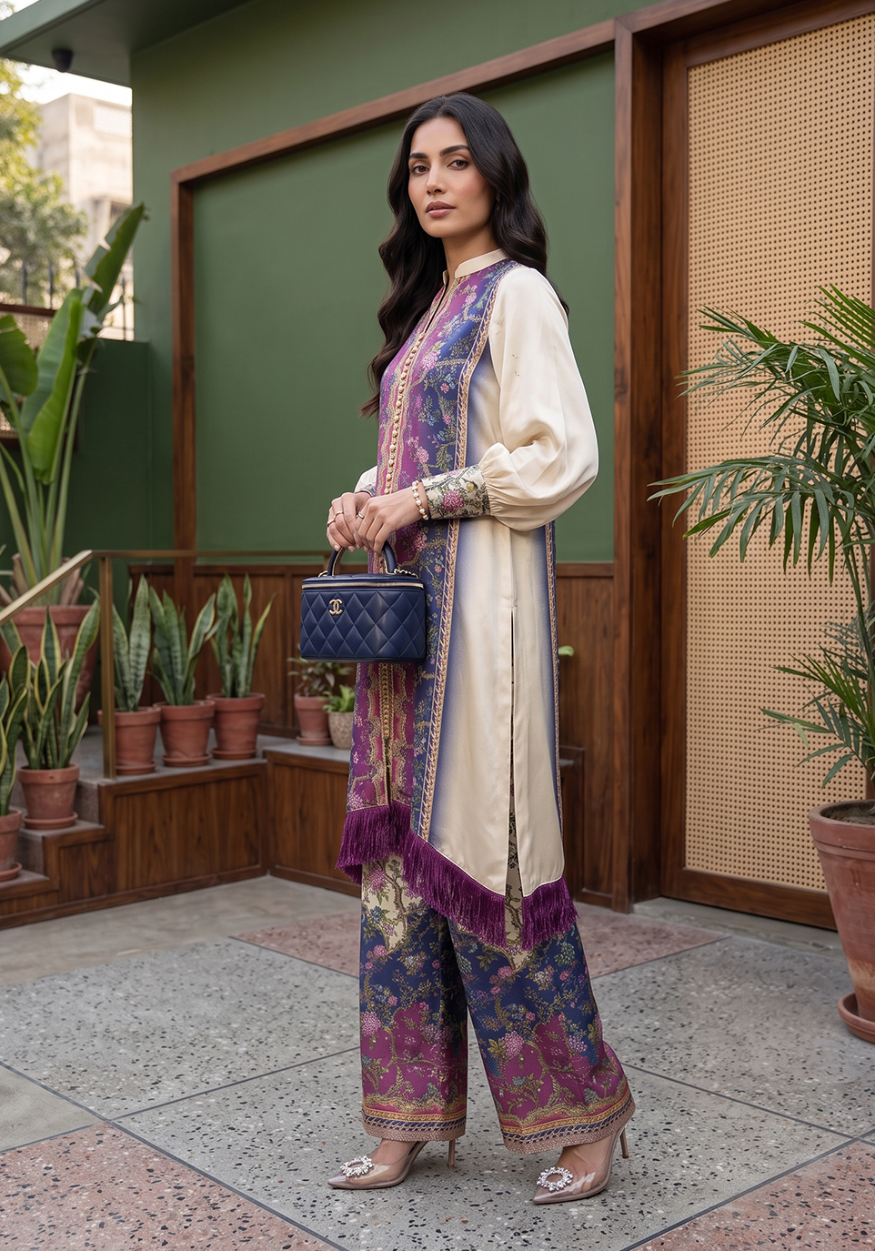 Zarqash | Silk Edit 26 | Imperial Bloom - by Libasekhas UK - Registered Vendor of : Zarqash - 100% Original Designer Dress