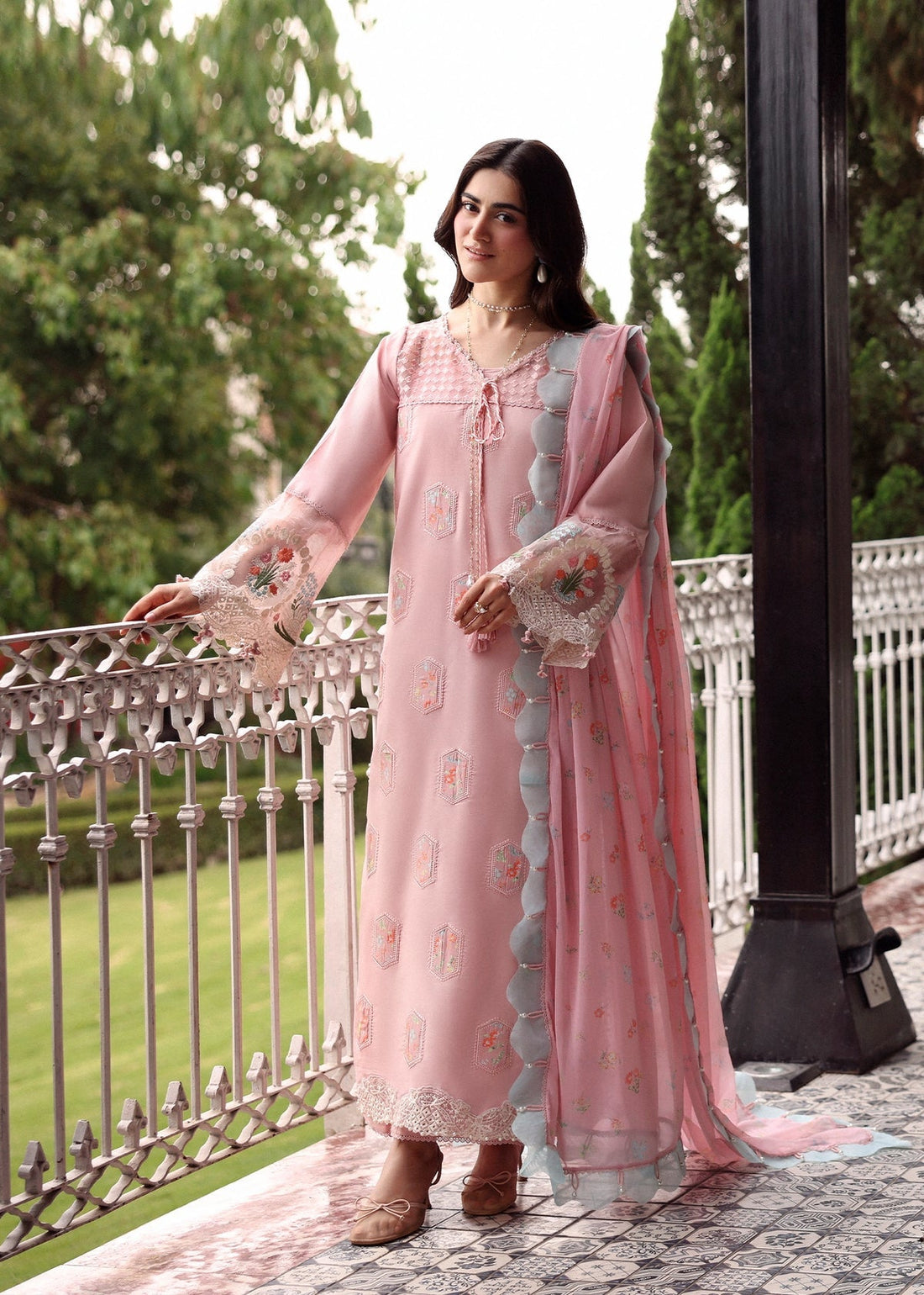Sardinia | Embroidered Lawn Edit 26 | Rose Ridge - by Libasekhas UK - Registered Vendor of : Sardinia - 100% Original Designer Dress