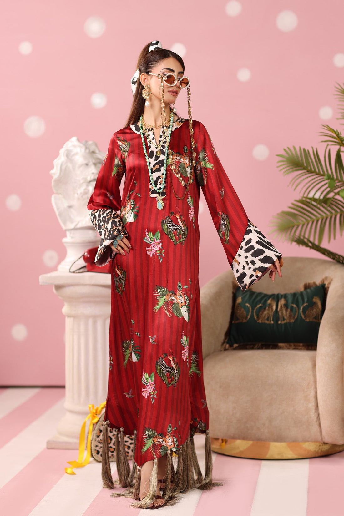 Musferah Saad | Resort Collection | Ruby Safari - by Libasekhas UK - Registered Vendor of : Musferah Saad - 100% Original Designer Dress