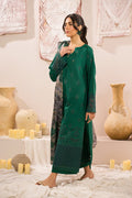 Iznik | Lawnkari 24 | UE-159 PLUSH GREEN - by - Libasekhas UK - Registered Vendor of : Iznik - 100% Original Designer Dresss