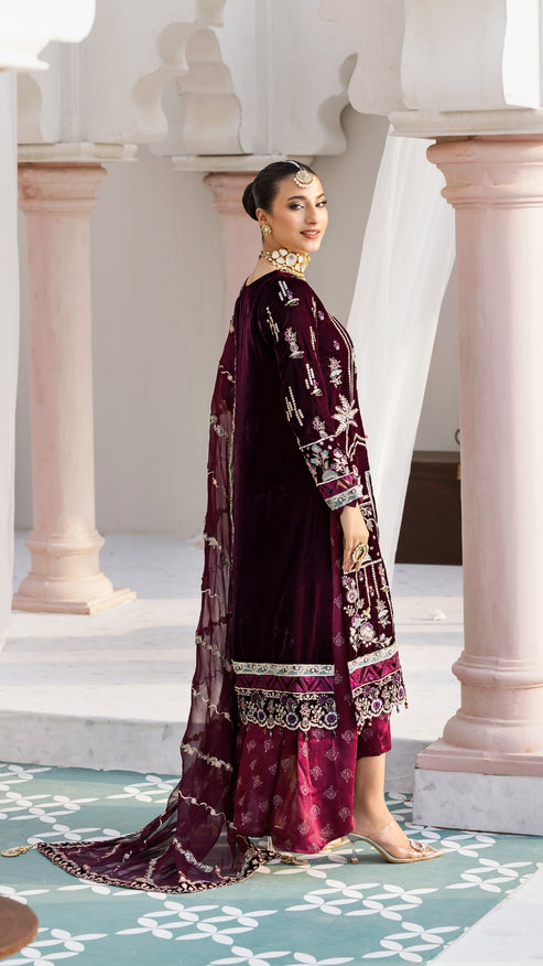 Zebtan | Andaz e Makhmal | ZAM-09 - by - Libasekhas UK - Registered Vendor of : Zebtan - 100% Original Designer Dresss