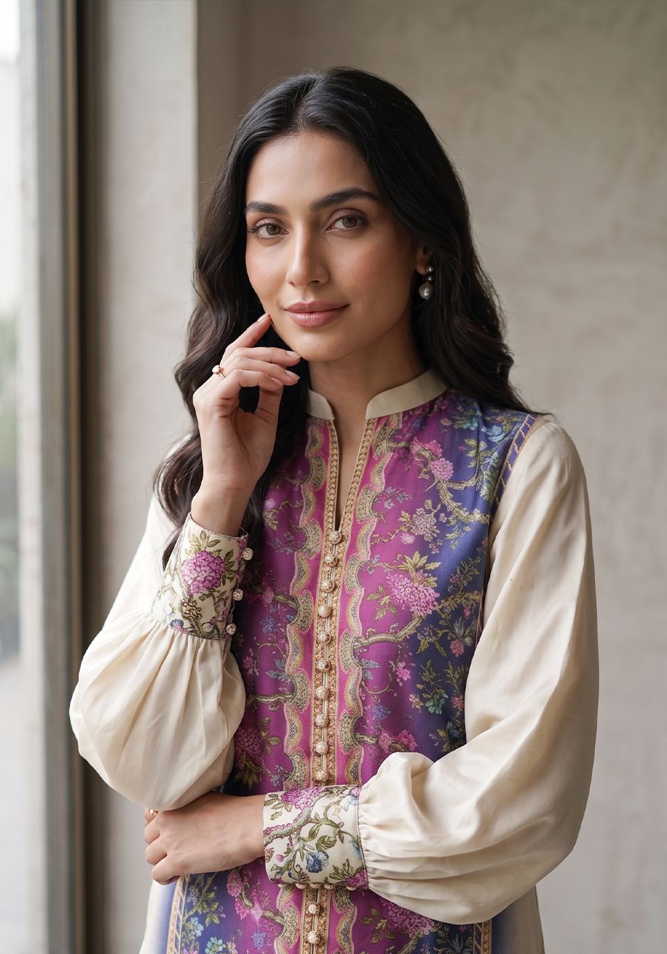 Zarqash | Silk Edit 26 | Imperial Bloom - by Libasekhas UK - Registered Vendor of : Zarqash - 100% Original Designer Dress