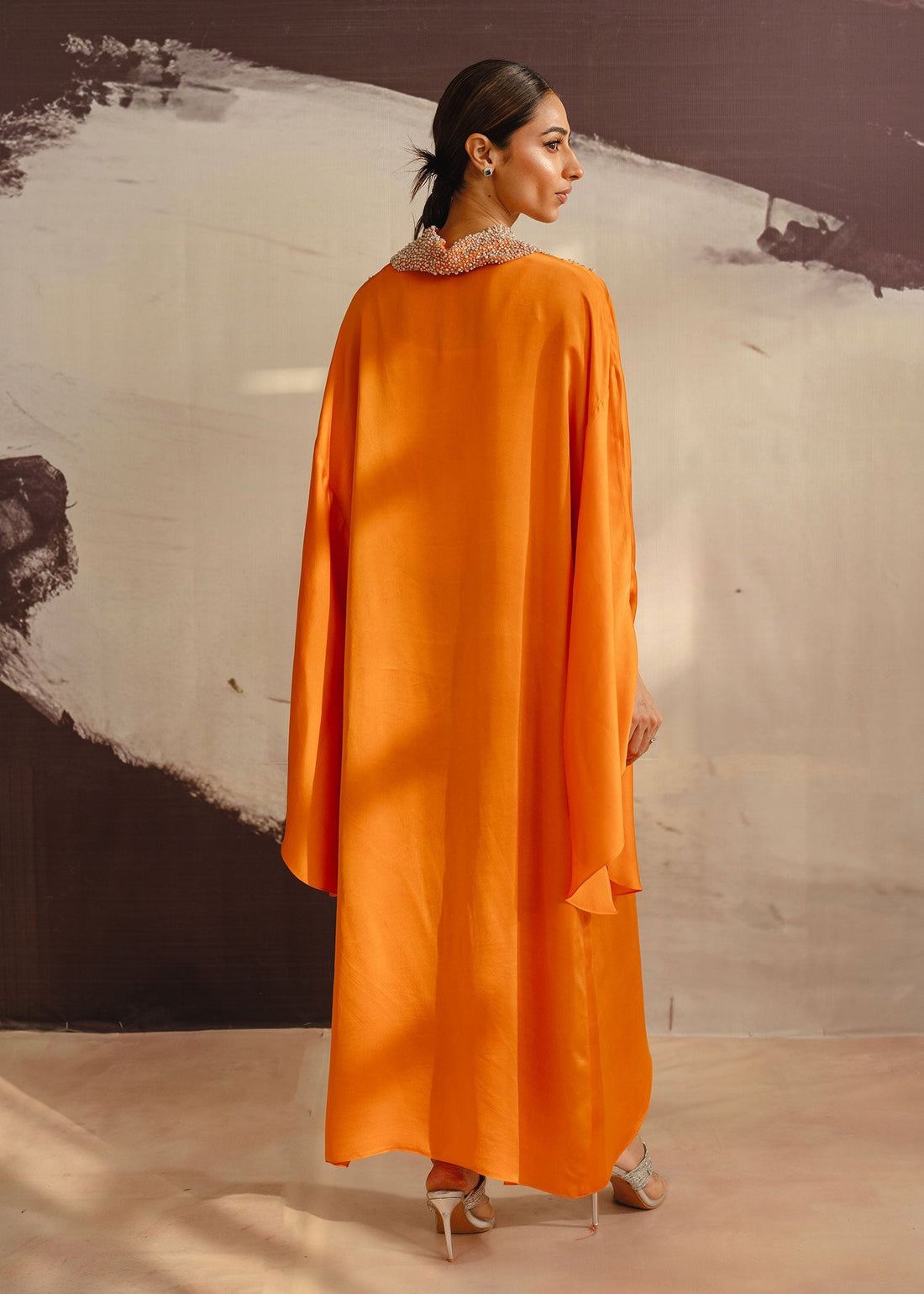 Mahgul | Eye of Cemal | Mandarin Glow - by - Libasekhas UK - Registered Vendor of : Mahgul - 100% Original Designer Dresss