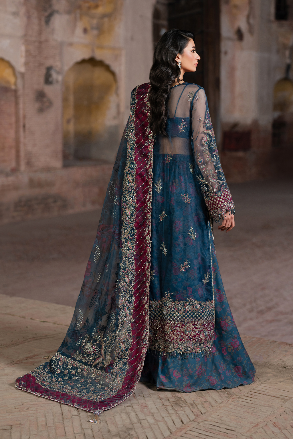 Iznik | Luxury Chiffon | ILC-03 - by - Libasekhas UK - Registered Vendor of : Iznik - 100% Original Designer Dresss