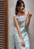 Layla Chatoor | Luxury Pret | Tiffany Blue - by Libasekhas UK - Registered Vendor of : Layla Chatoor - 100% Original Designer Dress