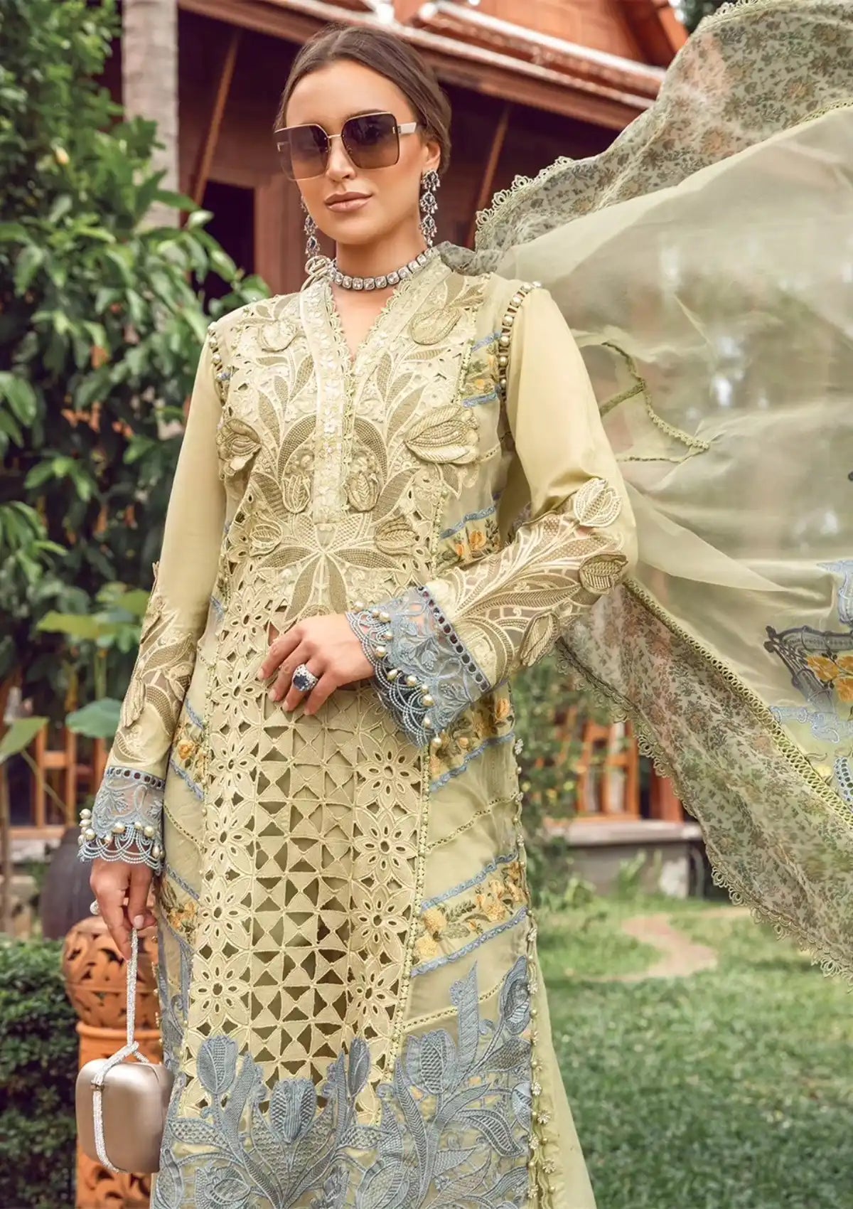 Maria B | Eid Lawn |  D-10 - by Libasekhas UK - Registered Vendor of : Maria B - 100% Original Designer Dress