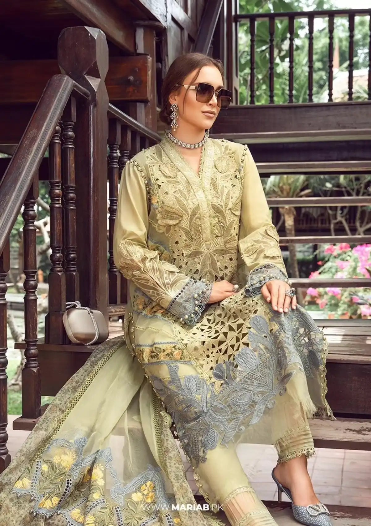 Maria B | Eid Lawn |  D-10 - by Libasekhas UK - Registered Vendor of : Maria B - 100% Original Designer Dress