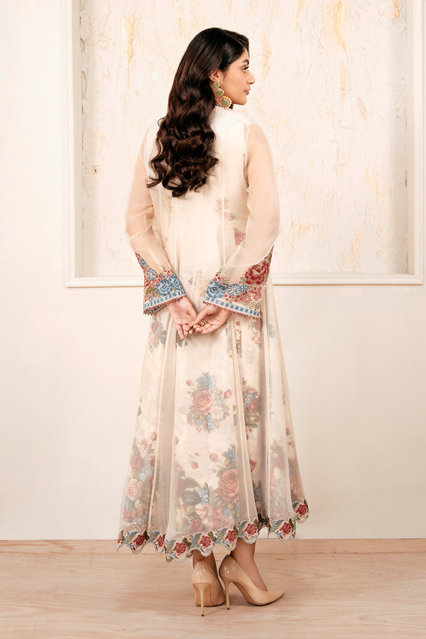 Baroque | Luxury Pret 25 | EMBROIDERED CHIFFON PR-1053 - by Libasekhas UK - Registered Vendor of : Baroque - 100% Original Designer Dress