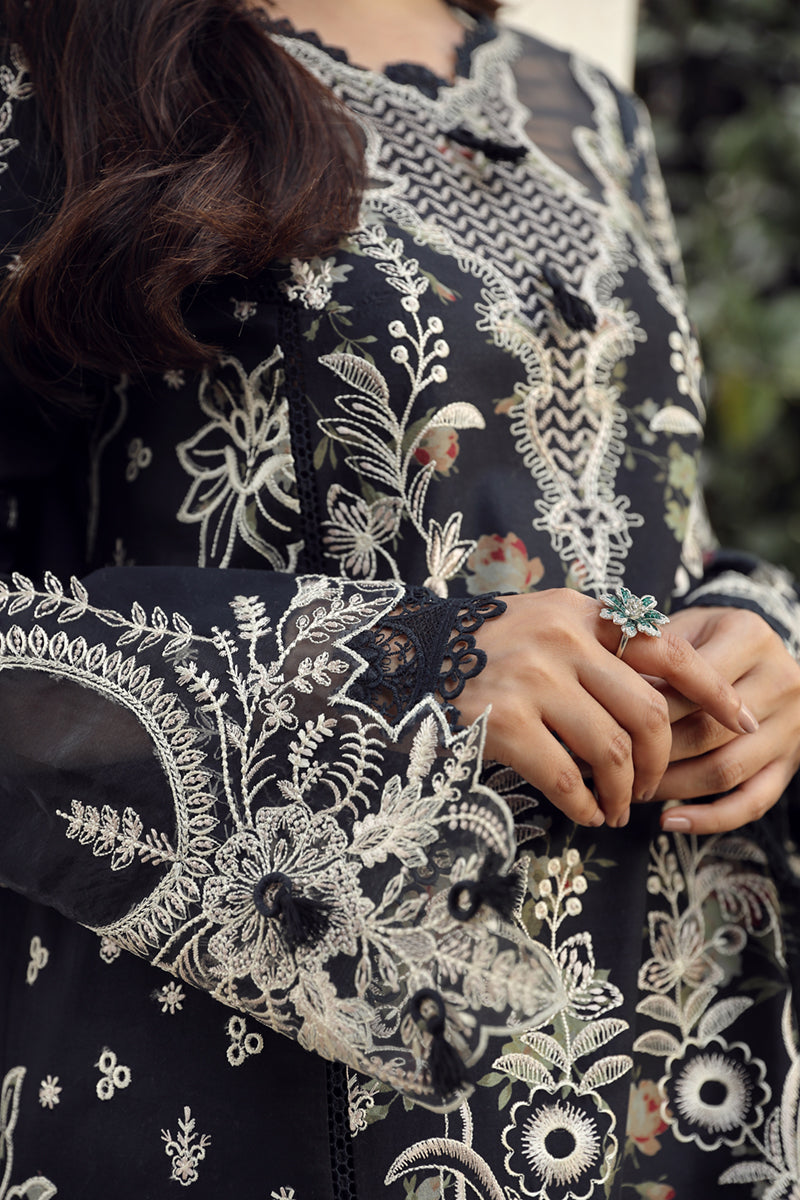 Qalamkar | Festive Lawn 2024 | PS-07 HAMNA - by - Libasekhas UK - Registered Vendor of : Qalamkar - 100% Original Designer Dresss
