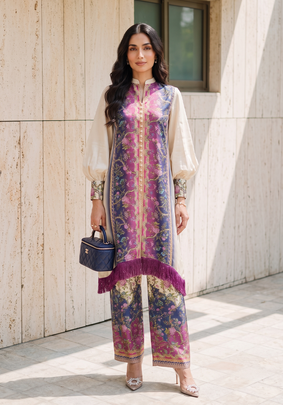 Zarqash | Silk Edit 26 | Imperial Bloom - by Libasekhas UK - Registered Vendor of : Zarqash - 100% Original Designer Dress