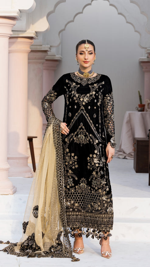 Zebtan | Andaz e Makhmal | ZAM-10 - by - Libasekhas UK - Registered Vendor of : Zebtan - 100% Original Designer Dresss