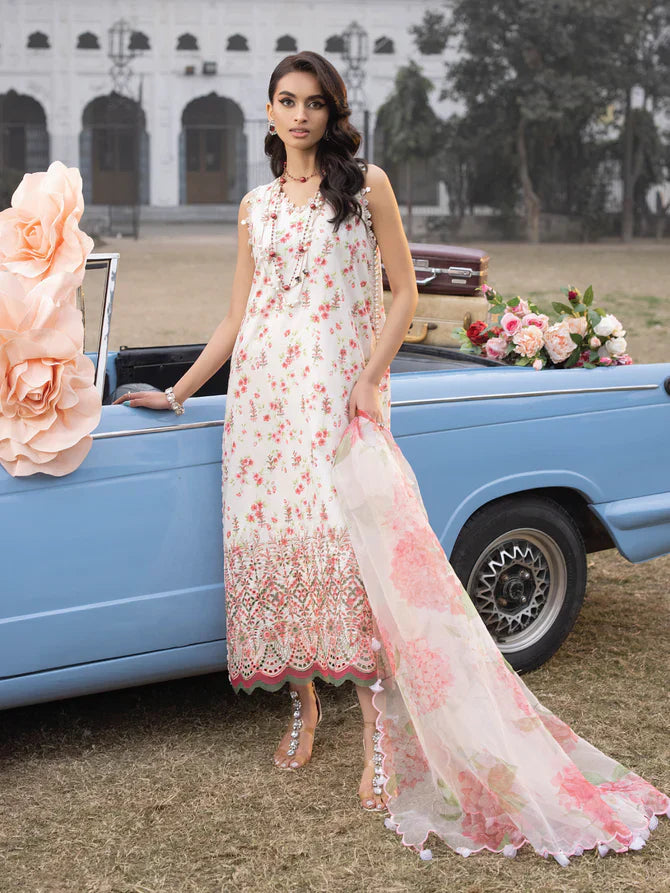 Faiza Faisal | Maya Luxury Lawn | Sandra - by - Libasekhas UK - Registered Vendor of : Faiza Faisal - 100% Original Designer Dresss