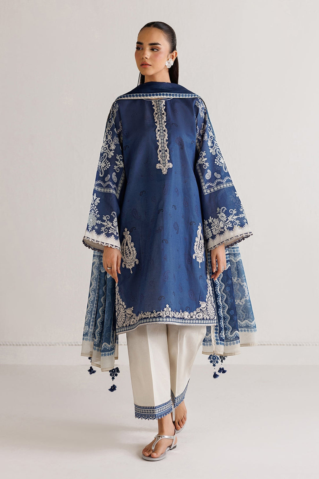Baroque | Luxury Summer Pret | UF-4494 - by Libasekhas UK - Registered Vendor of : Baroque - 100% Original Designer Dress
