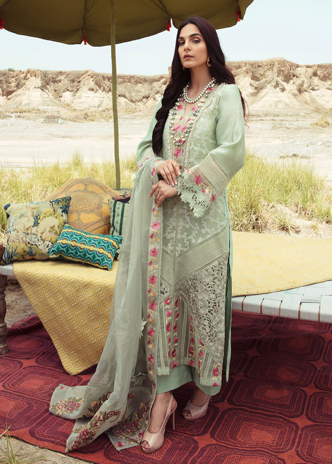 Saira Shakira | Luxury Pret |Parakeet - by Libasekhas UK - Registered Vendor of : Saira Shakira - 100% Original Designer Dress