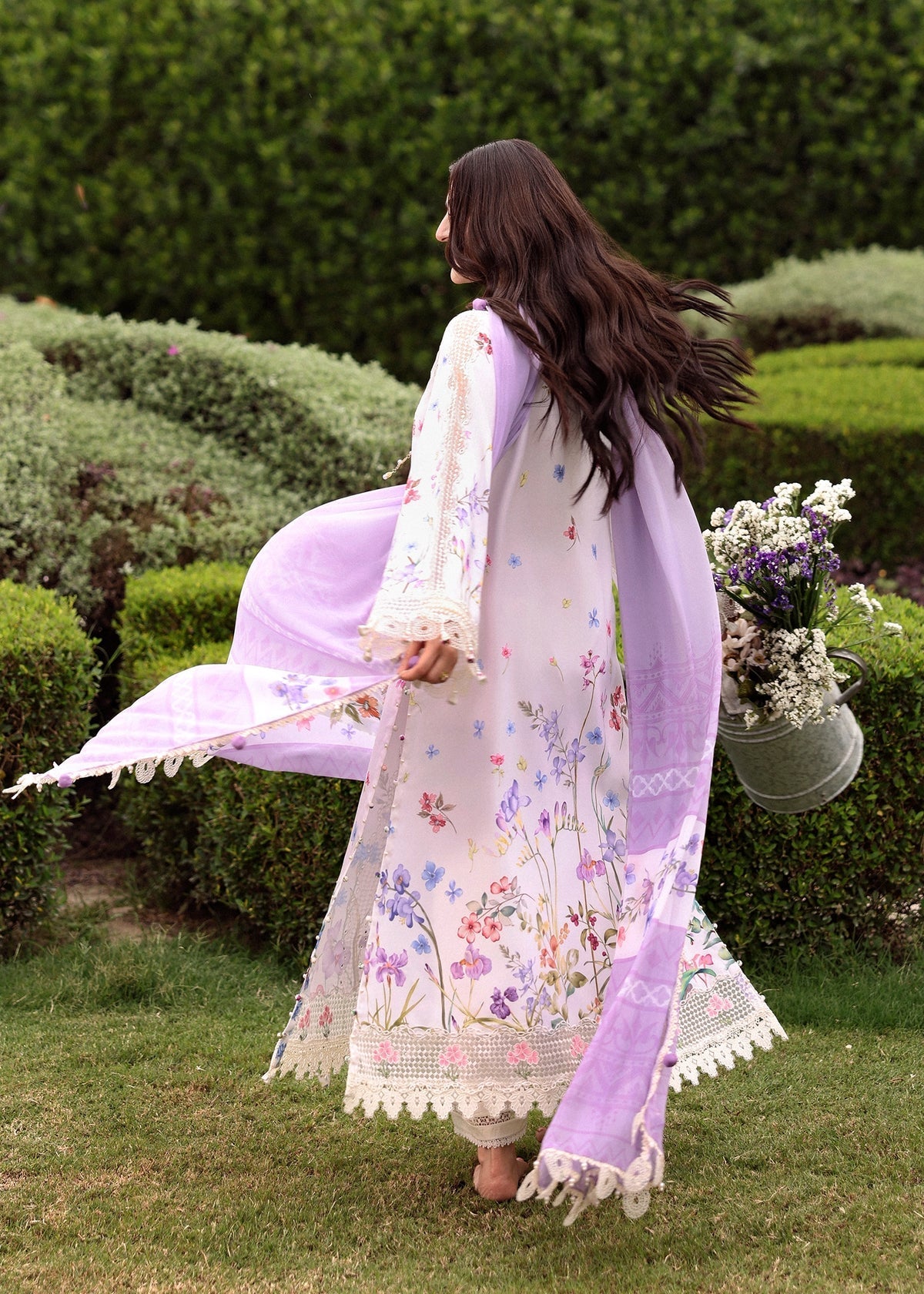 Sardinia | Embroidered Lawn Edit 26 | Lavender Clouds - by Libasekhas UK - Registered Vendor of : Sardinia - 100% Original Designer Dress