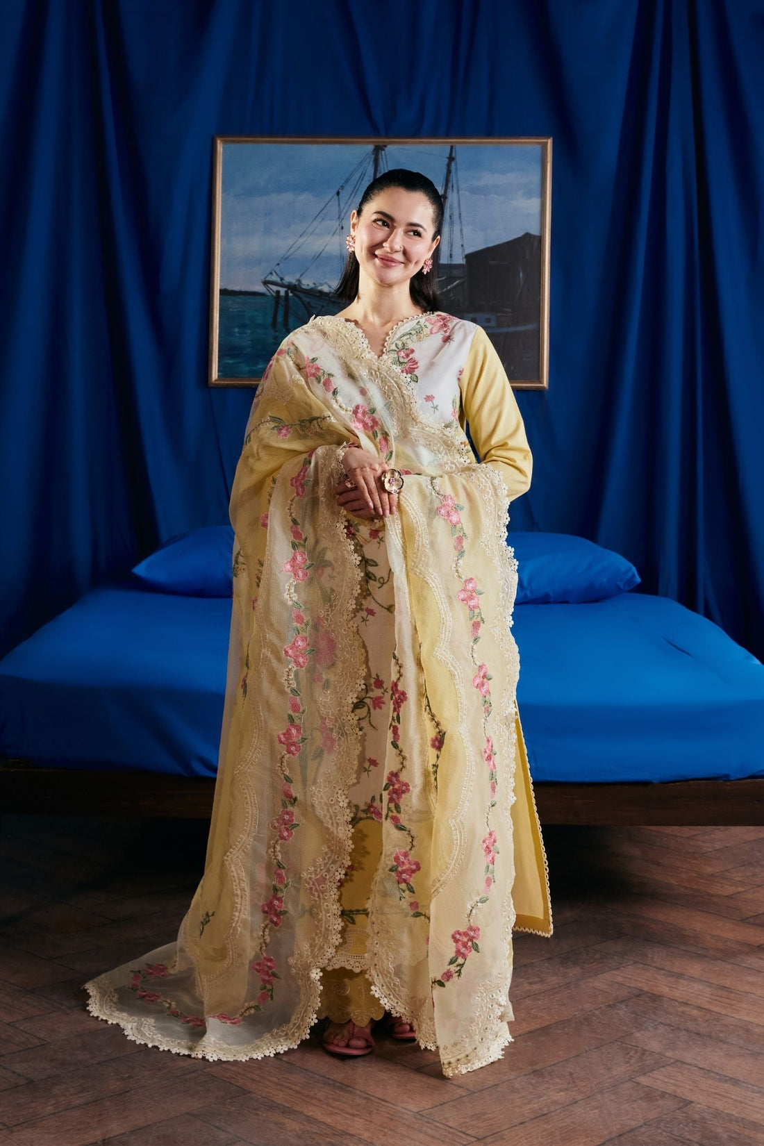 Maryam Hussain | Luxury Lawn 26 Vol 2 | Titli - by Libasekhas UK - Registered Vendor of : Maryam Hussain - 100% Original Designer Dress