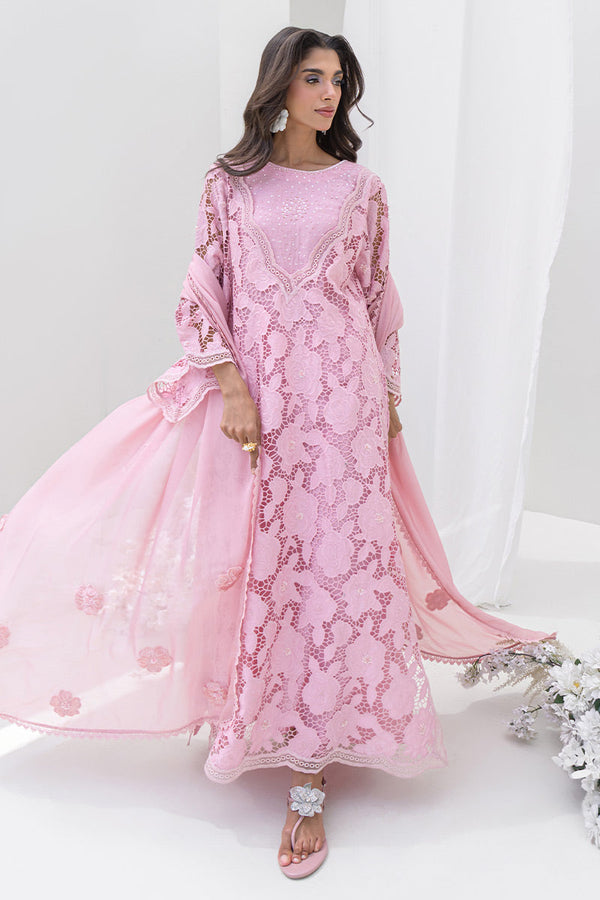 Chic Ophicial |  Aarzu Luxe Pret | Frosted Rose - by Libasekhas UK - Registered Vendor of : Chic Ophicial - 100% Original Designer Dress