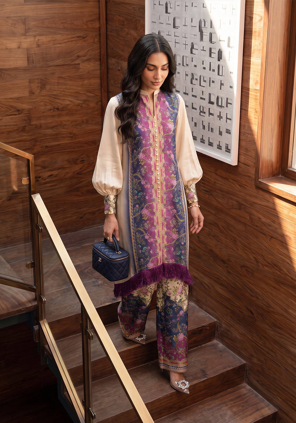 Zarqash | Silk Edit 26 | Imperial Bloom - by Libasekhas UK - Registered Vendor of : Zarqash - 100% Original Designer Dress