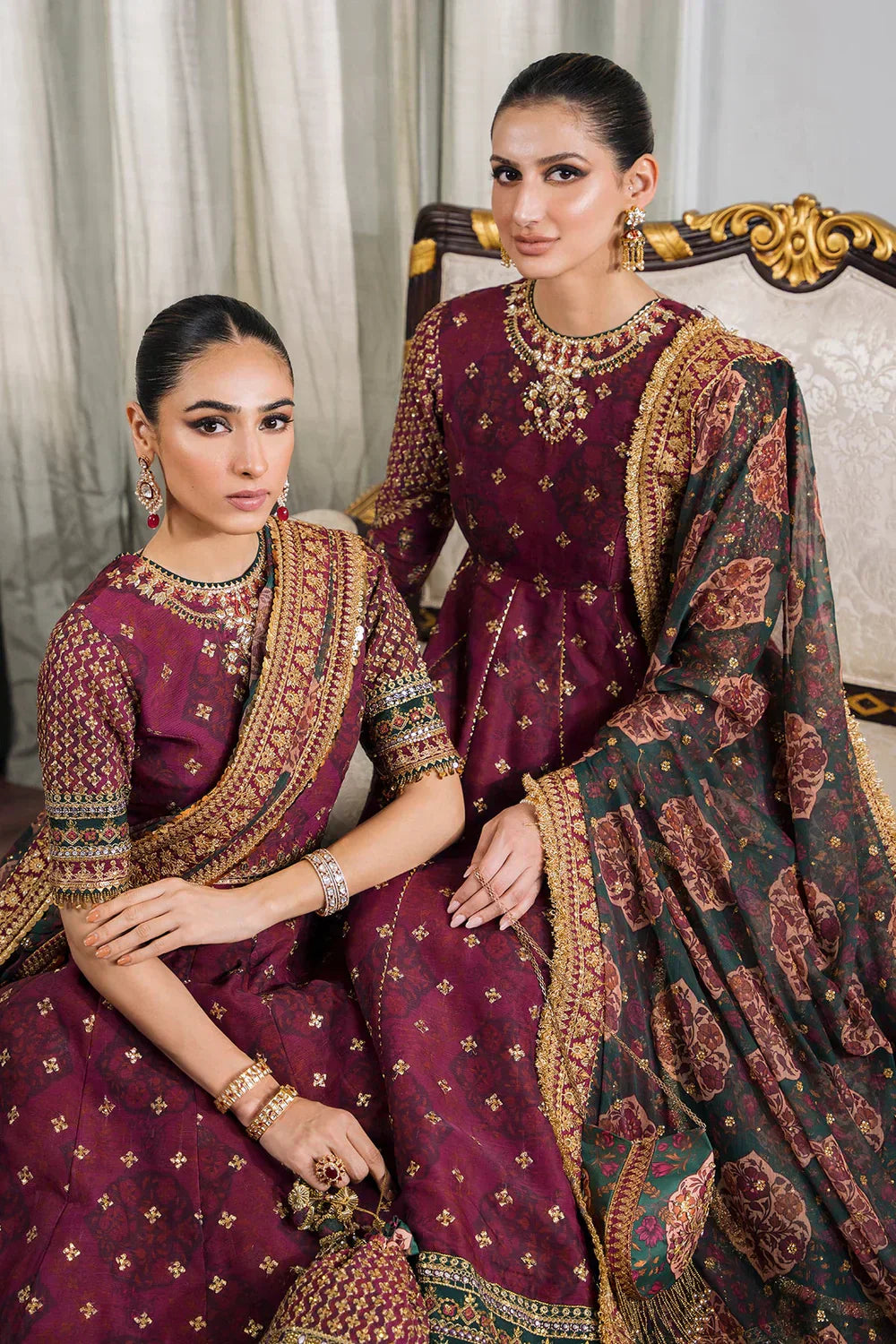 Baroque | Chantelle Embroidered Collection | CH12-03 - by - Libasekhas UK - Registered Vendor of : Baroque - 100% Original Designer Dresss