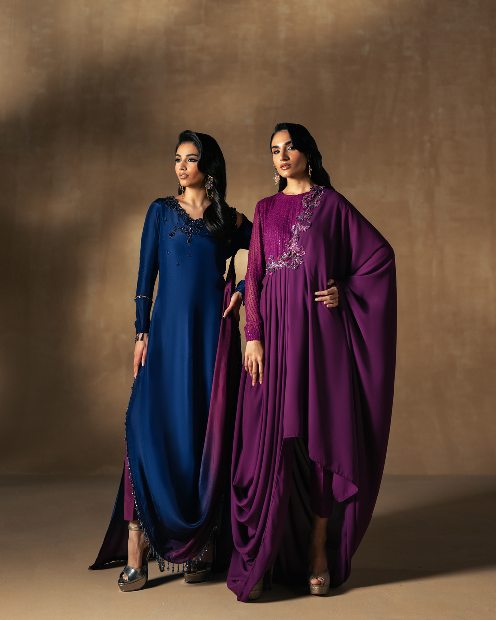 Vasal | Zyra Luxe Pret 26 | Sapphire drift - by Libasekhas UK - Registered Vendor of : Vasal - 100% Original Designer Dress