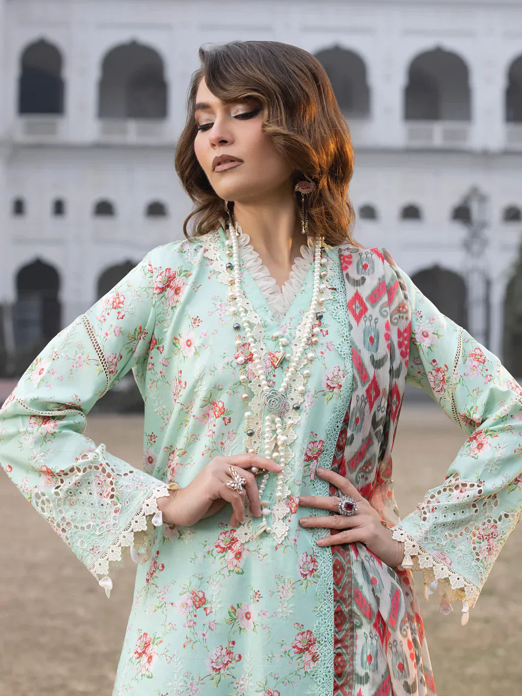 Faiza Faisal | Maya Luxury Lawn | Julia - by - Libasekhas UK - Registered Vendor of : Faiza Faisal - 100% Original Designer Dresss