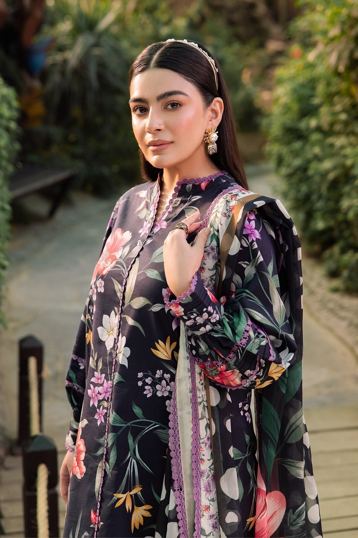 Alizeh | Sheen Lawn Prints 24 | VIOLA - by - Libasekhas UK - Registered Vendor of : Alizeh - 100% Original Designer Dresss