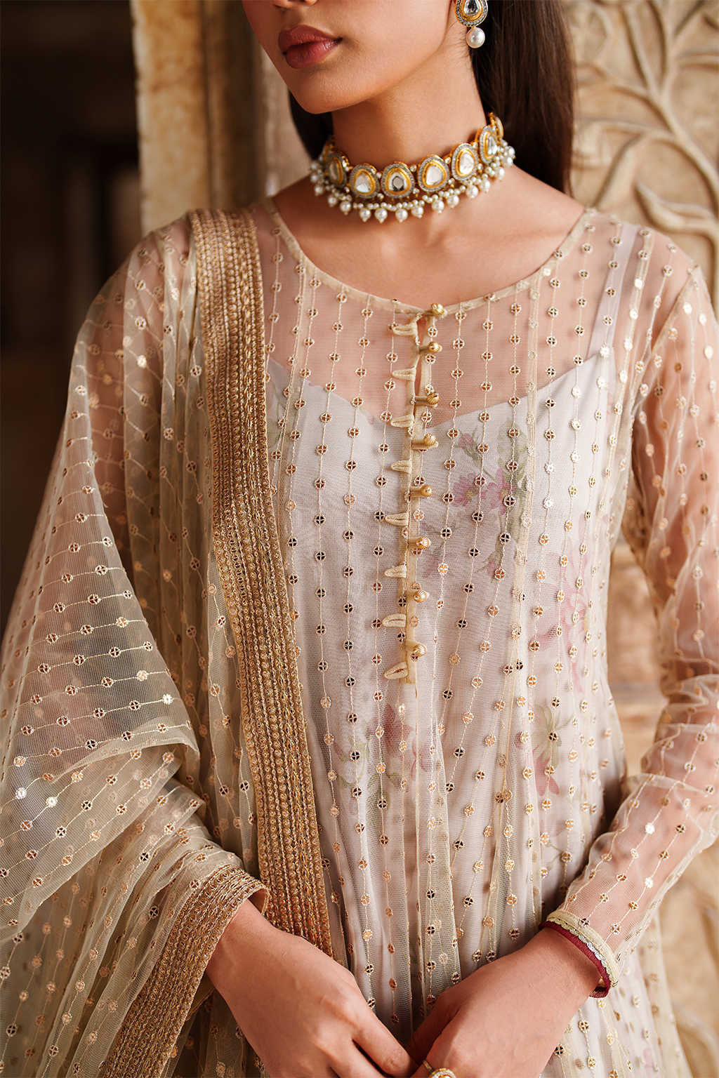Iznik | Festive Formal | UE-548 Embroidered Net - by Libasekhas UK - Registered Vendor of : Iznik - 100% Original Designer Dress