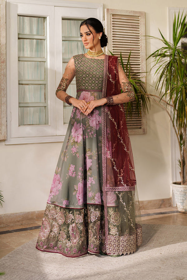 Iznik | Printed Formals | UE-541 - by Libasekhas UK - Registered Vendor of : Iznik - 100% Original Designer Dress