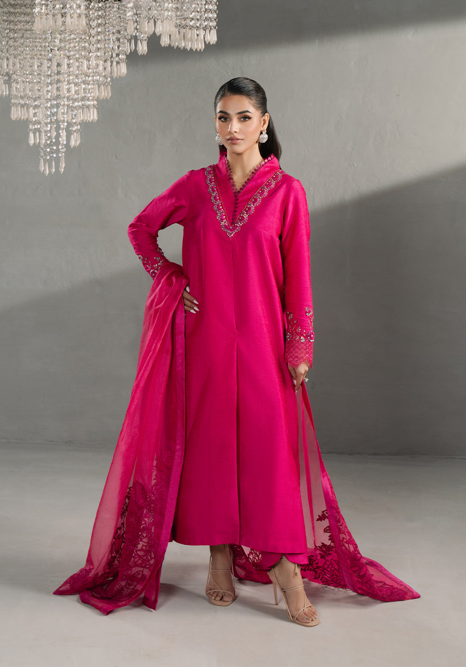 Zarqash | Silk Edit | ZQS 007 EVA - by - Libasekhas UK - Registered Vendor of : Zarqash - 100% Original Designer Dresss