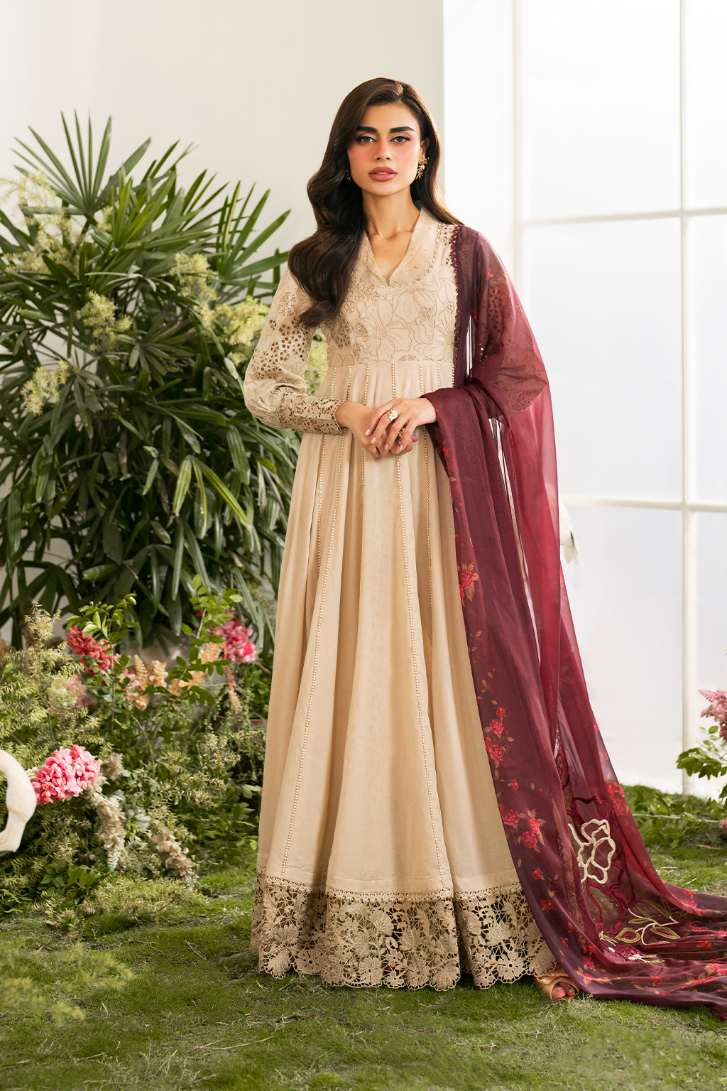 Iznik | Festive Edition | IFE-05 - by - Libasekhas UK - Registered Vendor of : Iznik - 100% Original Designer Dresss