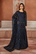 Iznik | Chiffon Kari | ICK-07 Embroidered Chiffon - by - Libasekhas UK - Registered Vendor of : Iznik - 100% Original Designer Dresss