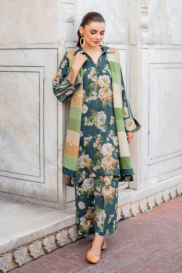 Baroque | Luxury Pret 24 | VISCOSE UF-733 - by - Libasekhas UK - Registered Vendor of : Baroque - 100% Original Designer Dresss