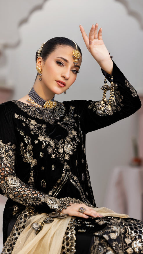 Zebtan | Andaz e Makhmal | ZAM-10 - by - Libasekhas UK - Registered Vendor of : Zebtan - 100% Original Designer Dresss