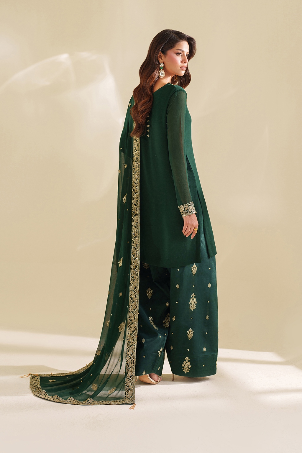 Iznik I Festive Formal I CC-75 Embroidered Chiffon - by Libasekhas UK - Registered Vendor of : Iznik - 100% Original Designer Dress