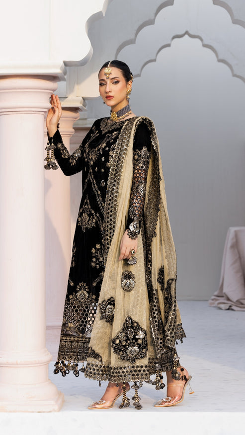 Zebtan | Andaz e Makhmal | ZAM-10 - by - Libasekhas UK - Registered Vendor of : Zebtan - 100% Original Designer Dresss