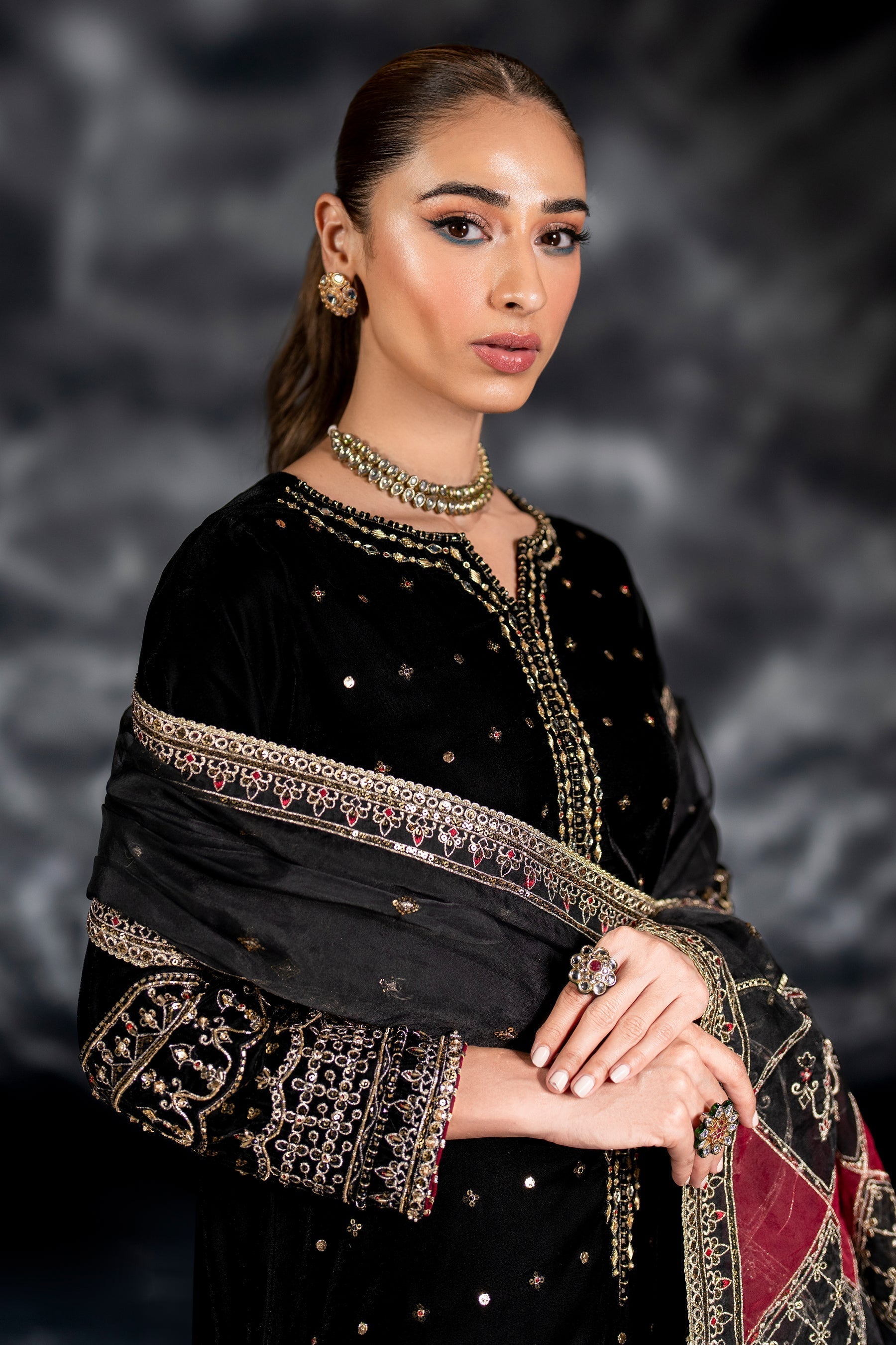Naqshi | Makhmal 24 | ZUNI - by - Libasekhas UK - Registered Vendor of : Naqshi - 100% Original Designer Dresss