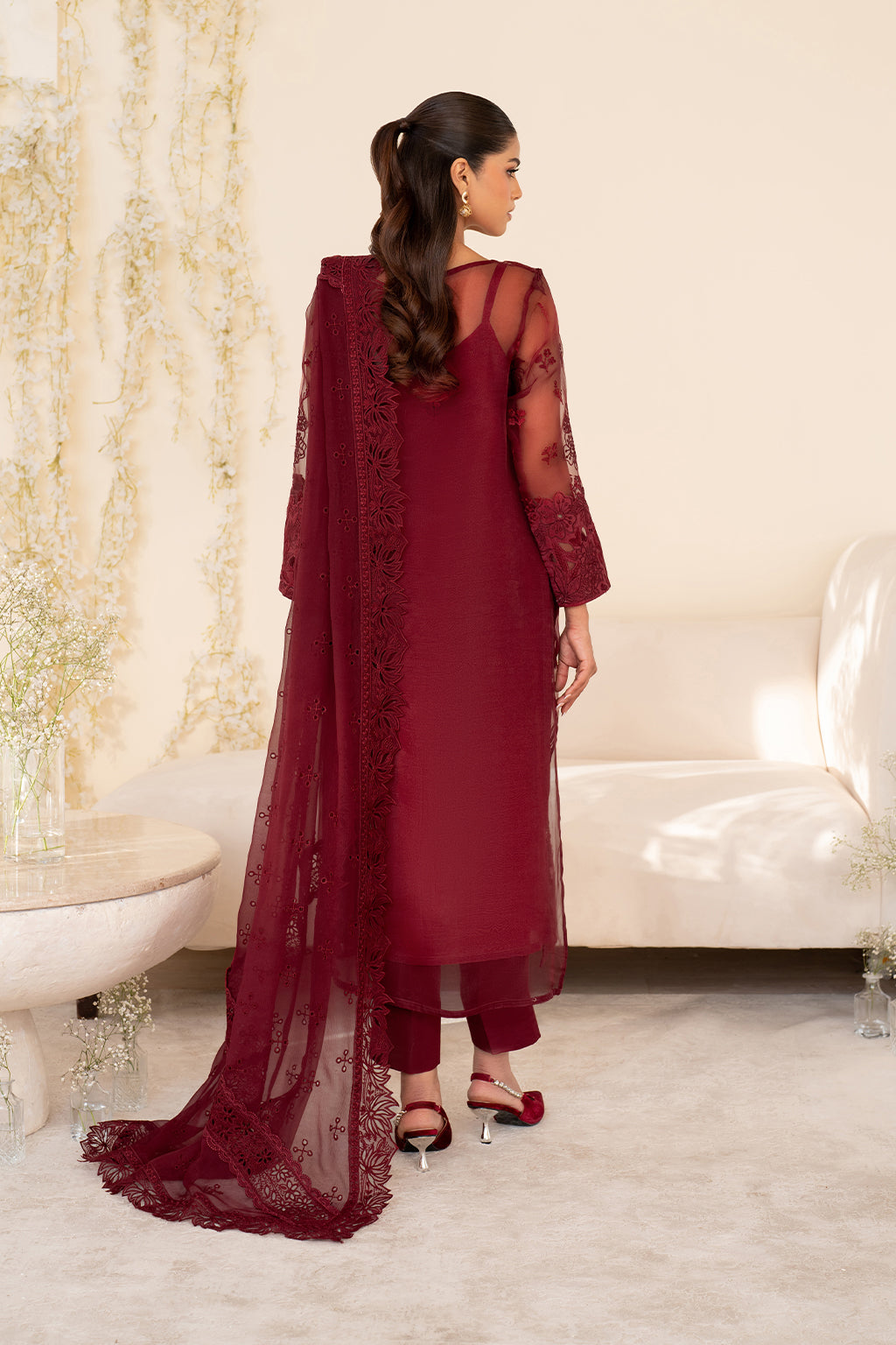 Iznik | Festive Formal | UE-438 Embroidered Pure Organza - by Libasekhas UK - Registered Vendor of : Iznik - 100% Original Designer Dress
