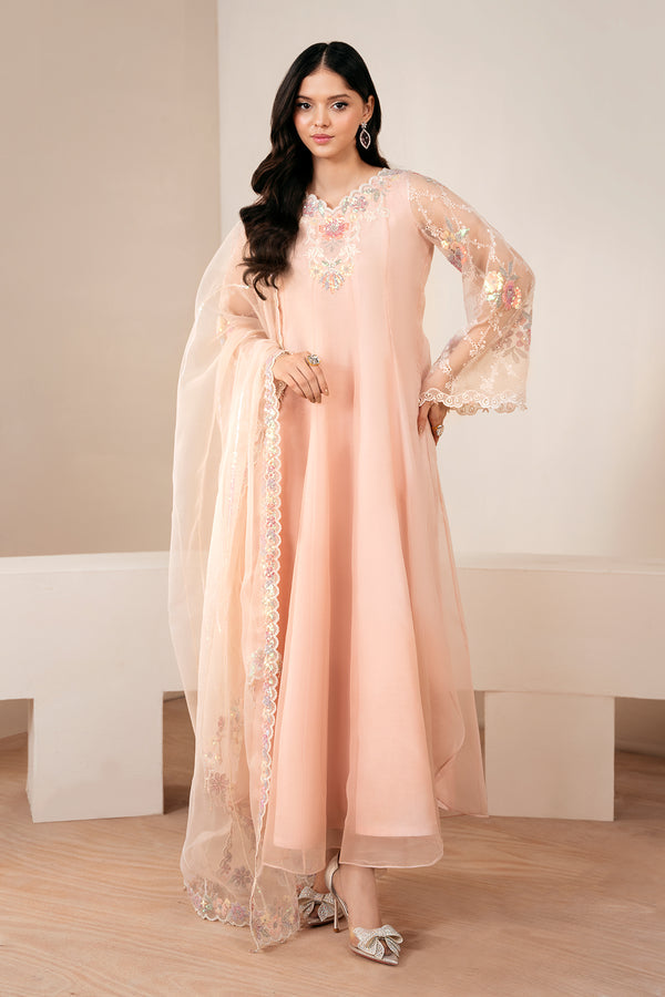 Baroque | Luxury Pret 25 | EMBROIDERED CHIFFON PR-1054 - by Libasekhas UK - Registered Vendor of : Baroque - 100% Original Designer Dress