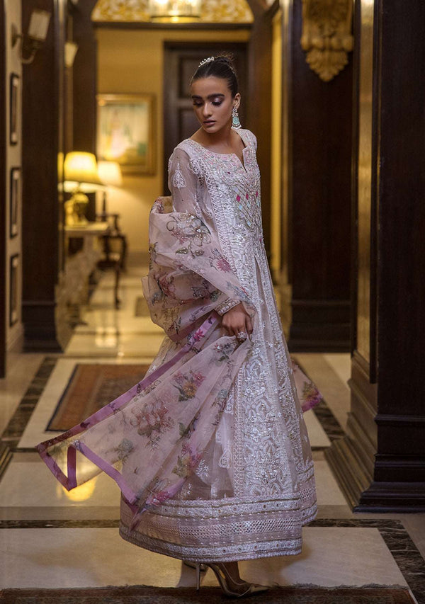Layla Chatoor | Luxury Pret | Pink Chikankari Peshwas - by Libasekhas UK - Registered Vendor of : Layla Chatoor - 100% Original Designer Dress