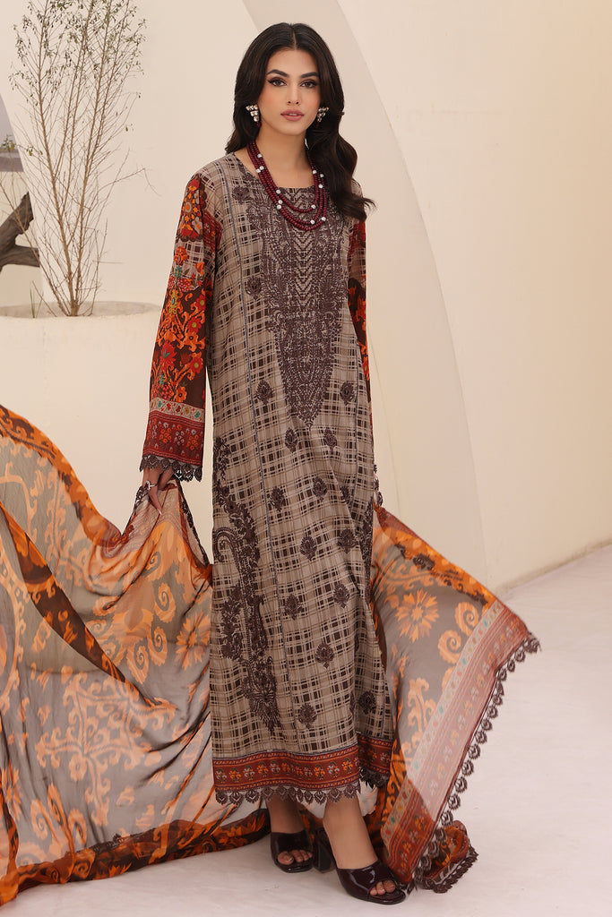 Charizma | Naranji Embroidered Lawn 24 | CN4-010 - Luxury -  Libasekhas